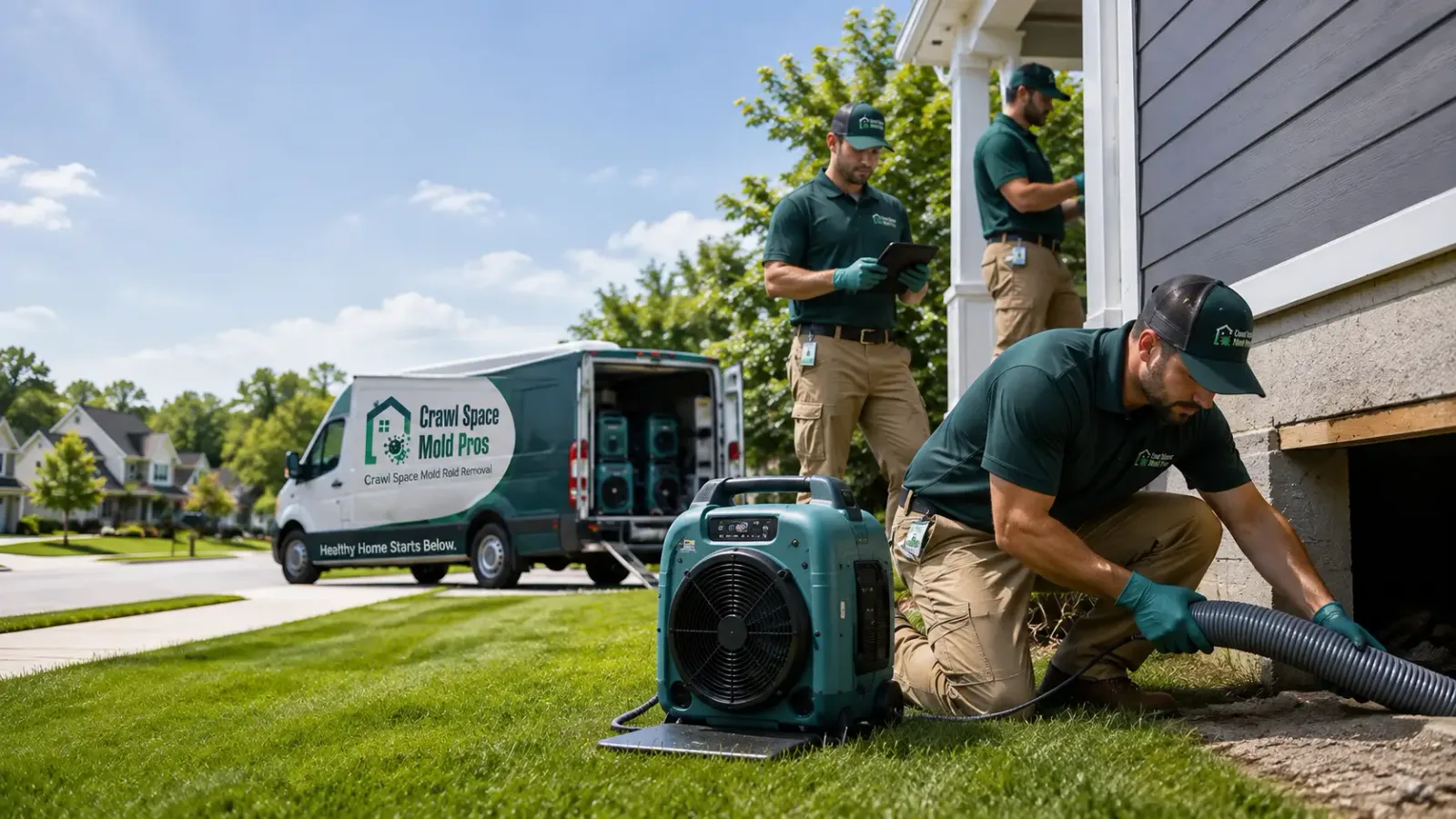 Crawl Space Mold Removal in Effingham, KS